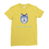 alpha wolf Ladies Fitted T-Shirt