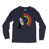 gaydar gay rainbow radar Long Sleeve Shirts