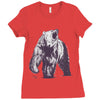 bear block Ladies Fitted T-Shirt