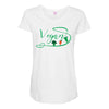 vegan Maternity Scoop Neck T-shirt