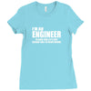 engineer funny Ladies Fitted T-Shirt