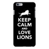 keep calm and love lions iPhone 6/6s Plus Case