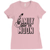 Family Trip To Moon Ladies Fitted T-Shirt