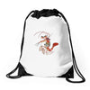 pirate shrimp Drawstring Bags