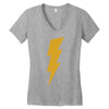 lightning bolt camera flash Women's V-Neck T-Shirt