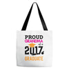 Class of 2017 Proud Mother Graduation Tote Bags
