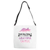 cool grandma saurus Adjustable Strap Totes