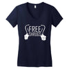 free shrugs Women's V-Neck T-Shirt