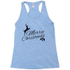 merry christmas flower Racerback Tank