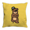 pirate bear Throw Pillow