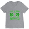 stop starting at my shamrocks V-Neck Tee