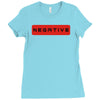 negative Ladies Fitted T-Shirt