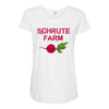 schrute farm Maternity Scoop Neck T-shirt