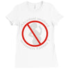 alcohol makes women fatter Ladies Fitted T-Shirt