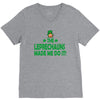 leprechauns made me do it V-Neck Tee