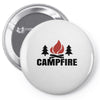 campfire Pin-back button