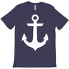 anchor black sailor vintage style navy nautical T-Shirt