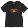 orange V-Neck Tee