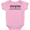 what if i told you Baby Onesie