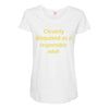 cleverly disqused as a respon Maternity Scoop Neck T-shirt