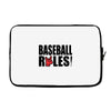 baseball rules Laptop sleeve