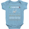 cancer christmas ugly sweater Baby Onesie