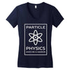 particle physics funny pun Women's V-Neck T-Shirt