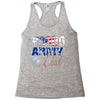 proud army dad Racerback Tank