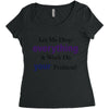 drop everything Women's Triblend Scoop T-shirt