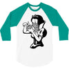 snow white 3/4 Sleeve Shirt