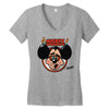 mickey mousseux Women's V-Neck T-Shirt