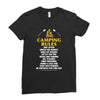 Camping Rules Ladies Fitted T-Shirt