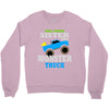 monster truck shirt for boys toddlers Crewneck Sweatshirt