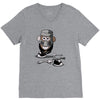 mr potato black knight V-Neck Tee
