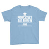 princesses are born in june Youth Tee