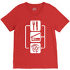 v2 eat sleep poker V-Neck Tee