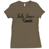 belly dance geek choose your own style dark Ladies Fitted T-Shirt