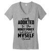 i was addicted to the hokey pokey Women's V-Neck T-Shirt