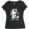 beethoven tribute Women's Triblend Scoop T-shirt