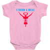 i need a hug Baby Bodysuit
