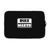 rule maker Laptop sleeve