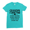 I Love You Grandpa Ladies Fitted T-Shirt