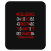 adapt or die encoded (white) Mousepad