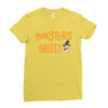 monster ghost Ladies Fitted T-Shirt