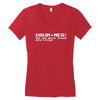 definition of a drummer Women's V-Neck T-Shirt