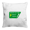 gps logo free exit 63 beach haven Throw Pillow