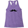 mustache Racerback Tank