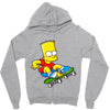 skate bart Zipper Hoodie