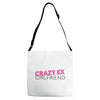 crazy ex girl friend Adjustable Strap Totes
