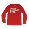 worst present ever Long Sleeve Shirts